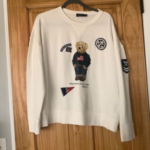 ‘Polo Ralph Lauren’ White Crewneck